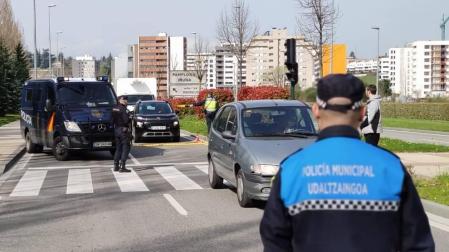 Dispositivo conjunto de Policía Municipal y Policía Nacional