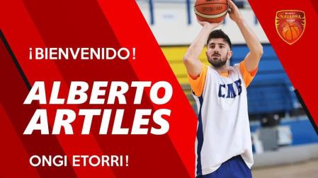 Artiles refuerza el juego exterior de Basket Navarra