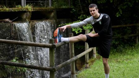 Ander Izquierdo, con la selección absoluta