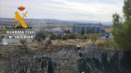 Extinguido un incendio que ha quemado tres hectáreas de monte bajo