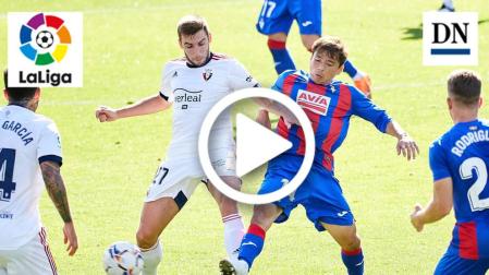 Resumen del Eibar-Osasuna en vídeo