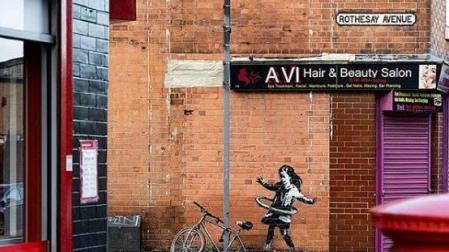 Imagen de la última creación de Banksy