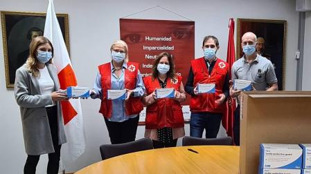 Irumold dona 9.000 mascarillas a Cruz Roja Navarra
