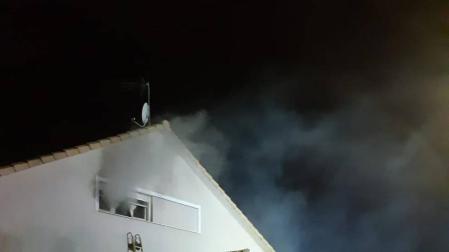 Un incendio ocasiona importantes daños materiales en una casa de Badostáin