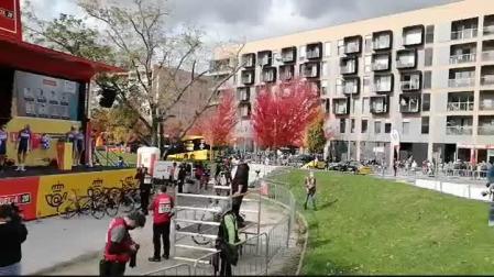 Vídeo: La Vuelta a España, en Pamplona