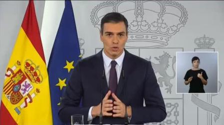 Vídeo: Sánchez apela a la "máxima disciplina social" para contener la pandemia