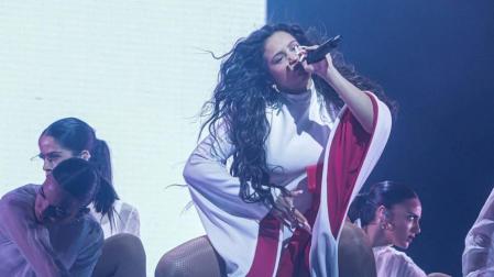 La cantante abarrotó el feudo madrileño este martes, 10 de diciembre, con la asistencia de más de 16.000 espectadores.