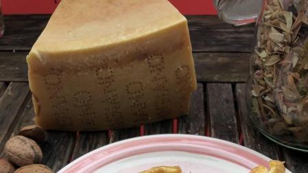 imagen de la tortilla de parmigiano reggiano