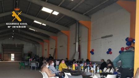 Disuelta una fiesta en Villamediana con 45 personas, algunos residentes en Navarra