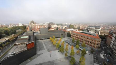 Panorámica del Primer Ensanche de Pamplona.