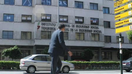 Sede de la Seguridad Social en Pamplona.