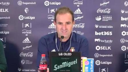 Arrasate: "Tenemos que rozar la perfección para ganar al Atlético de Madrid"