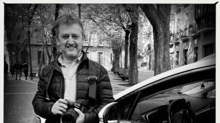 El taxista que retrata Pamplona
