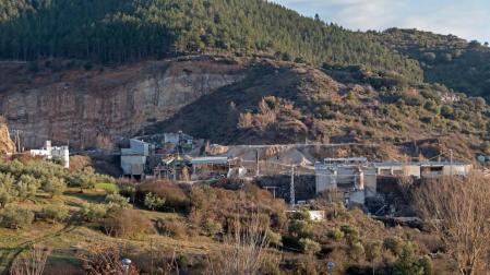 Vista de la cantera de Bearin en 2019.