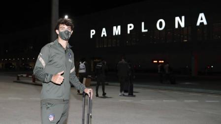 El Atlético ya descansa en Pamplona