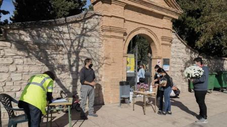 Los tudelanos escalonaron sus visitas durante toda la semana y eso evitó aglomeraciones este domingo