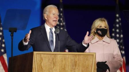 Imagen de Joe Biden y su esposa Jill Biden