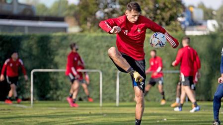 Sesión de recuperación de Osasuna con la mente puesta en el Sevilla