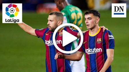 Resumen del Barcelona 5-2 Betis en vídeo