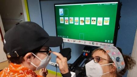 Gimnasia dual interactiva para personas con parálisis cerebral de Aspace