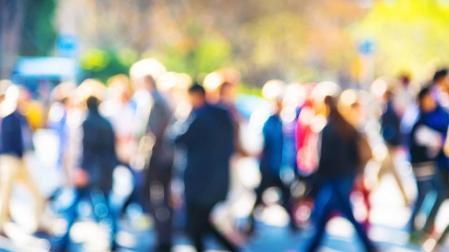 Fotografía grupo de personas, habitantes, población