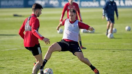 Osasuna realiza una sesión técnica en la segunda cita semanal