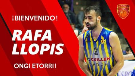 Basket Navarra ficha a Rafa Llopis en sustitución de Alexei Pérez