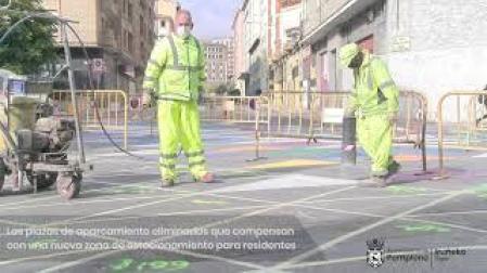 Reurbanización en las calles Manuel de Falla y Río Urrobi