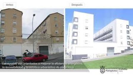 Rehabilitación en tres edificios de San Jorge y Grupo Urdánoz