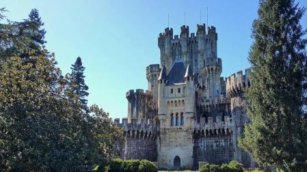Imagen del castillo de Butrón en Vizcaya