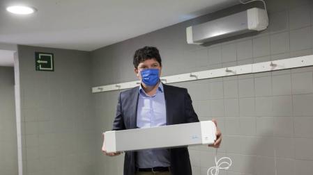 Las instalaciones deportivas municipales tendrán 68 purificadores de aire germicida
