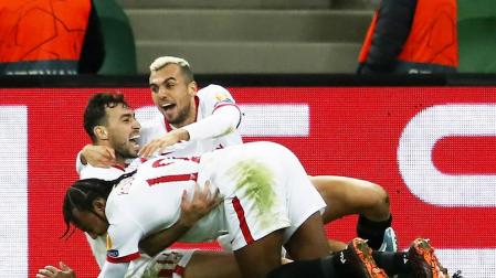Munir, al rescate para poner al Sevilla en octavos