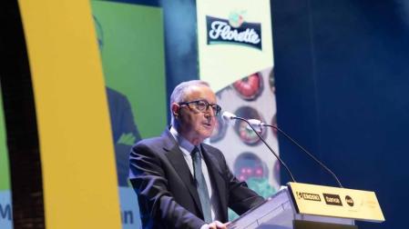El arguedano Juan Miguel Floristán, ex director general de Florette Ibérica; y las empresas Tutti Pasta (Esquíroz), Gelagri (Milagro), y  Embutidos Goikoa (Sangüesa) recibieron los Premios Alimenta Navarra 2020, en un acto que se celebró en el Teatro Gaztambide de Tudela.
