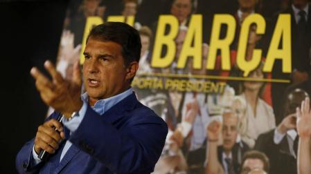 Laporta oficializa su candidatura a presidir de nuevo el Barcelona