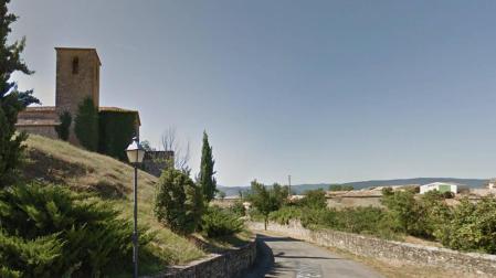 Vista de Villarreal de la Canal (Huesca).