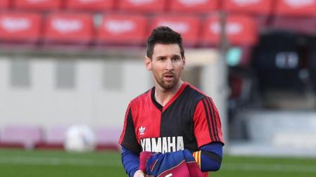 Osasuna, convidado de piedra en el homenaje de Messi a Maradona