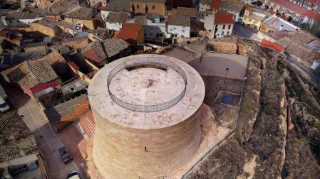 Finalizan las obras de restauración en la torre del Castillo de Ablitas
