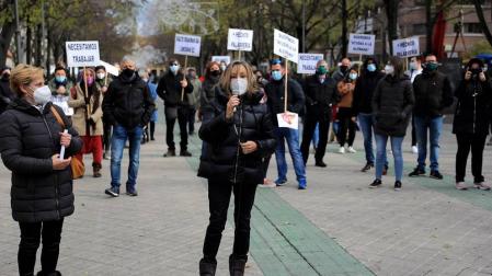 La hostelería navarra vuelve a la calle para exigir su apertura