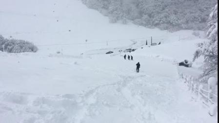 Vídeo de las nevadas en el Alto de Ibañeta (III)