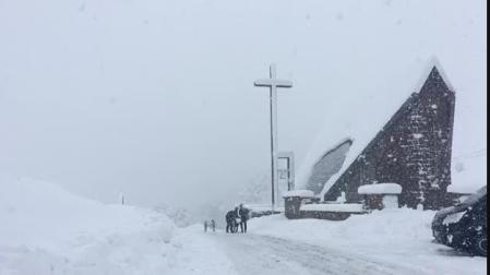 Vídeo de las nevadas en el Alto de Ibañeta (II)