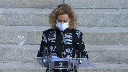 Batet recuerda a las víctimas de la pandemia y a los sanitarios en el aniversario de la Constitución