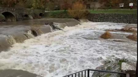El río Ultzama, a su paso por el Batán de Villava