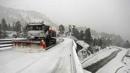 La nieve volverá hoy a partir de 700 metros