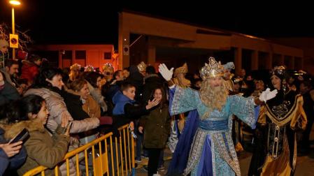 Esta imagen de Melchor, en la cabalgata de Barañáin, no se podrá repetir este año por culpa de la pandemia.