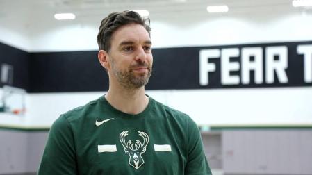 Pau Gasol, jugador de español de los Milwaukee Bucks.