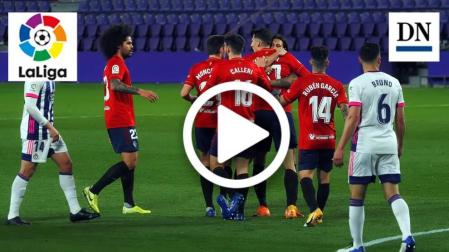 Resumen del Valladolid-Osasuna: gol de Roberto Torres (1-2)