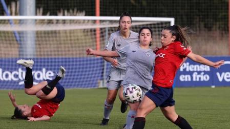Osasuna Femenino ha visto cómo se frenaba su gran racha de resultados ante el filial del Athletic.