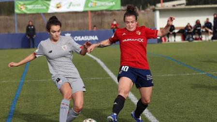 Osasuna Femenino ha visto cómo se frenaba su gran racha de resultados ante el filial del Athletic.