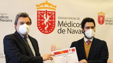Pedro Antonio de la Rosa, Beca Senior 2020 del Colegio de Médicos de Navarra