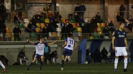 Imágenes del partido de primera ronda de la Copa del Rey disputado entre la Mutilvera y el Racing de Santander en Mutilva.